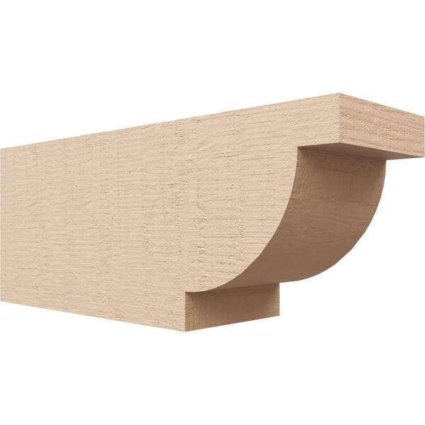 Ekena Millwork 6in. W x 8in. H x 20in. L Alpine Woodgrain TimberThane Rafter Tail, Primed Tan RFTUR06X08X20ALPRCPR - main